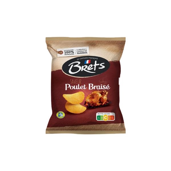 Chips Brets saveur poulet braisé 25 gr x 32 pc
