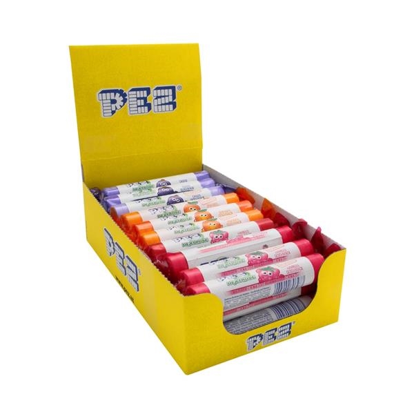 Pez roll dextrose framboos, sinaasappel en citroen 39 gr x 30 st